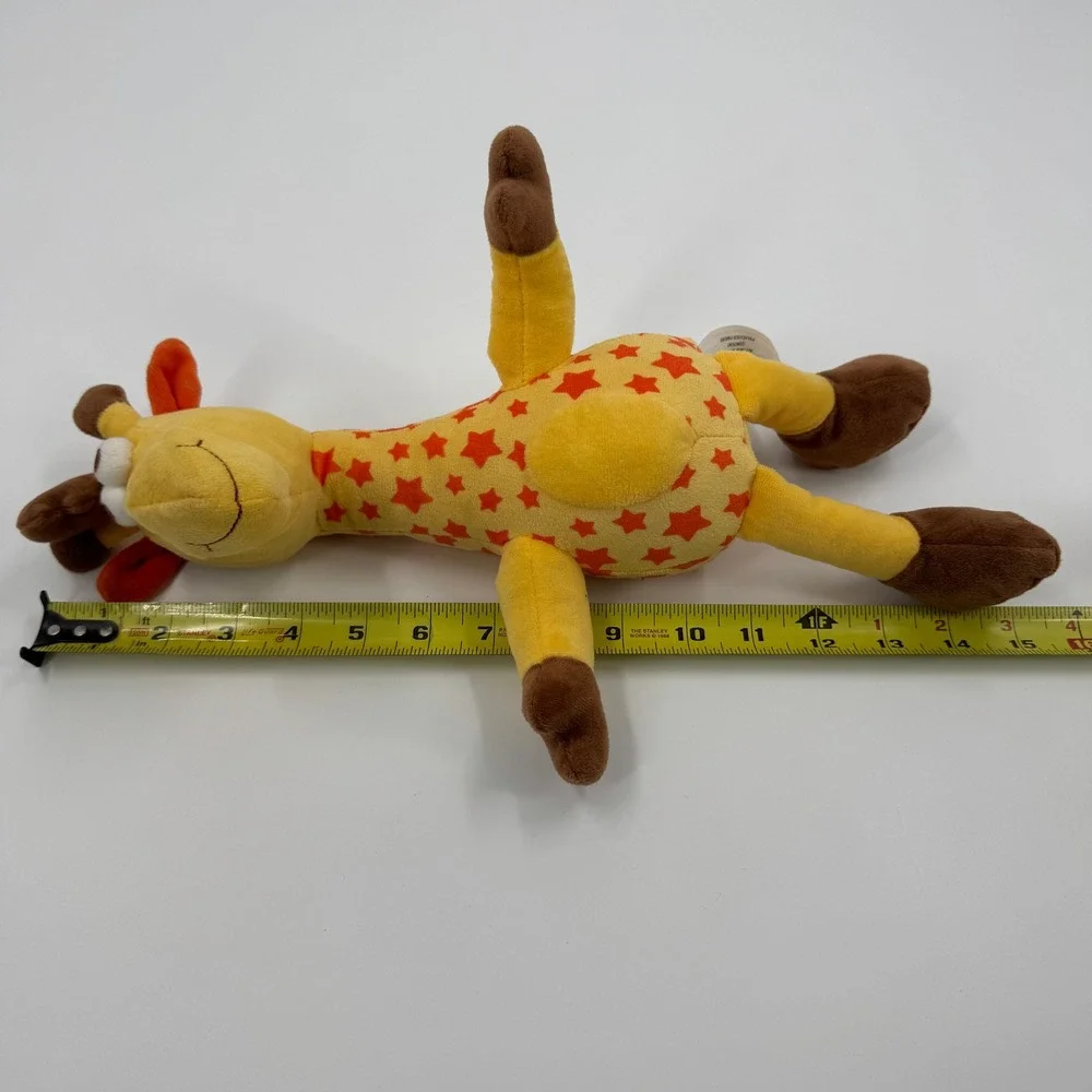 Geoffrey the Giraffe Plush‎ Toy Stuffed Animal Yellow Star Pattern Soft